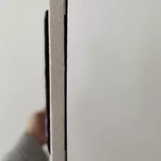 Punch Nakış İşlemeli, MDF Kapama, Kalp Surat Çiçekli Desenli Duvar Panosu, 25x25