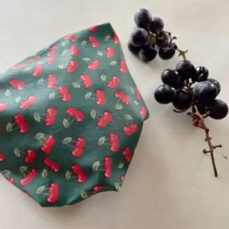 Balmumu Gıda Saklama Kumaşı, Tekrar Kullanılabilen Saklama Bezi, 2'li Set, 25x25, Karışık