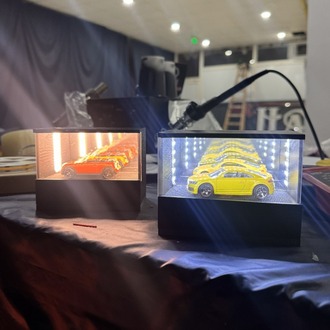 Hot Wheels Koleksiyonun İçin Işıklı Mini Vitrin