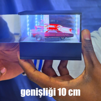 Kişiye Özel Infinity Mirror Vitrin – İsim Yazılabilir!