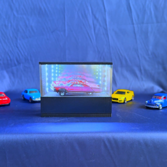 Hot Wheels Koleksiyonun İçin Işıklı Mini Vitrin