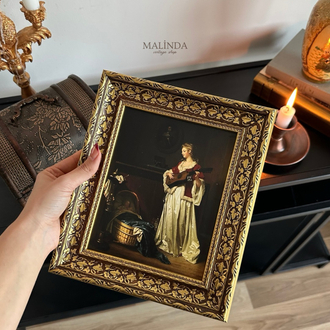 Uyu Çocuğum (1783) Desenli Vintage Tablo