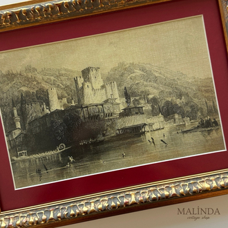 Anadolu Hisarı (1830’lar) Camlı Tablo