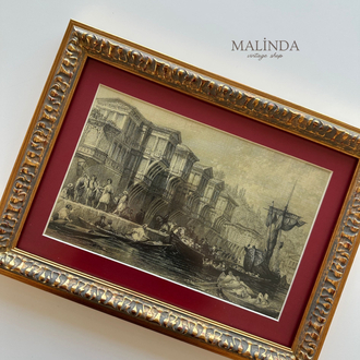 Beyhan Sultan Sarayı Bebek (1836) Camlı Tablo