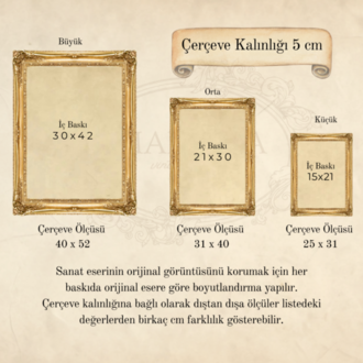 Güller ve Zambaklar (1888) Vintage Çerçeveli Tablo
