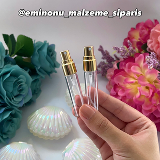 60 Adet Kalem Sprey Cam Şişe (5ml)