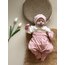 Gül Kurusu 4 Parça Hastane Çıkışı Set (Body, Pantolon, Bere ve Eldiven)