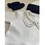 Lacivert 4 Parça Hastane Çıkışı Set (Body, Pantolon, Bere ve Eldiven)