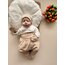 Sütlü Kahve 4 Parça Hastane Çıkışı Set (Body, Pantolon, Bere ve Eldiven)