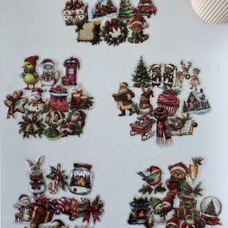 Merry Christmas Sticker Seti