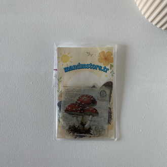 Vintage Mantarlar Sticker Seti