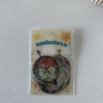 Yılbaşı Ağacı Süsleri Sticker Seti 