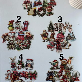 Merry Christmas Sticker Seti