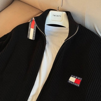 TOMMY HİLFİGER  PREMİUM TRİKO HIRKA 