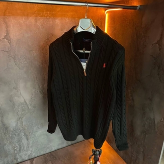 POLO RALPH LAUREN YARIM FERMUAR ÖRGÜLÜ TRİKO
