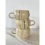 Stoneware çizgili mug
