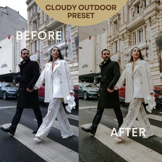 Bulutlu Dış mekan fotoğraf çekimleri için LR Classic Preseti