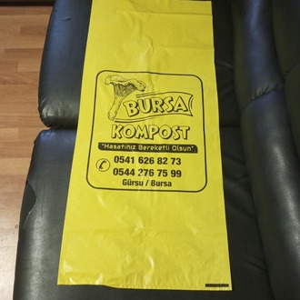 35x85 cm YEŞİL RENKLİ MANTAR EKİM POŞETİ- 10 kg