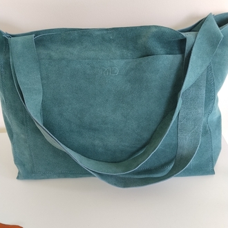 Süet Tote Çanta
