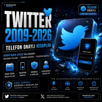 Twitter 2009-2026 Organik Hesaplar