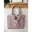 Mavi bahar xl tote çift taraflı