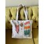Plajda bir gün large tote bag