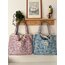 Mavi bahar xl tote çift taraflı