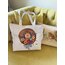 Hasır şapkalı large tote bag