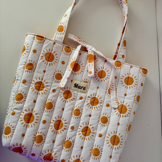Kapitone tote (güneş)