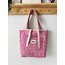 Pembe bahar orta boy tote çift taraflı