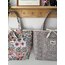 Yeşil bahar xl tote çift taraflı