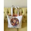 Hasır şapkalı large tote bag