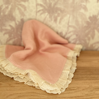 Pembe fisto battaniye