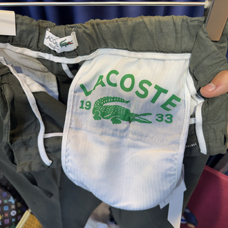 Lacoste %100 Keten Premium Pantolon 