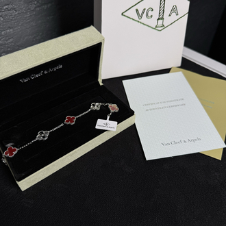 Van Cleef Gümüş Kırmızı