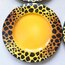 90’s Leopard Ceramic Plates by Haldun