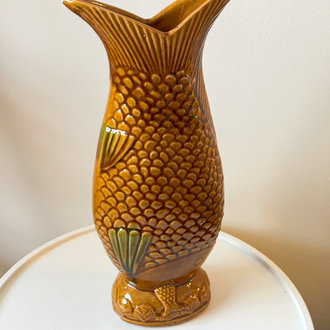 70’s Ceramic Fish Vase