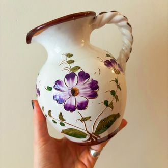 70’s Italian Handmade Ceramic Jug 