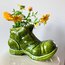 Vintage Old-School Boot Shaped Vase