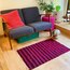 Handmade Striped Woolen Kilim Rug