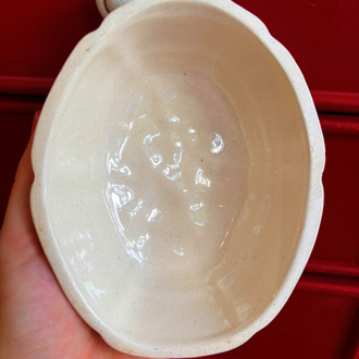 60’s French Ceramic Cake Mold Wall Decor