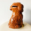 Doggo Vintage Ceramic Sculpture + Penny Bank 