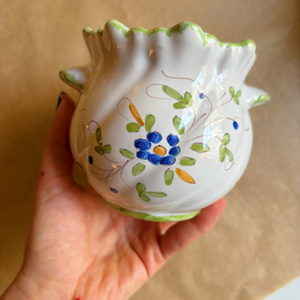 60’s French Pottery Handmade Candy Bowl
