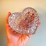 60’s German Crystal Heart Shaped Large Box 
