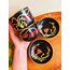 70’s Hand Painted Poppy Cups and Plates