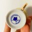 Irish Porcelain Floral Espresso Cups 