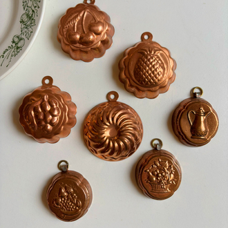 60’s Mini Copper Chocolate Molds