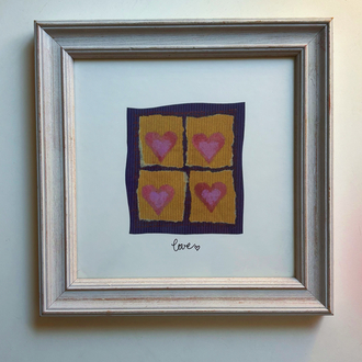 “Friendship Sayings: Love” Framed Art 