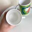 English Apple Porcelain Mugs