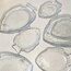 80’s Glass Fish Shaped Plates